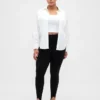 Pantalones de talle alto con estribos de doble tejido