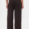 Pantalones de tiro bajo con pliegues y pierna ancha 365