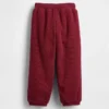 Pantalones deportivos térmicos con forro de sherpa para bebés y niños pequeños