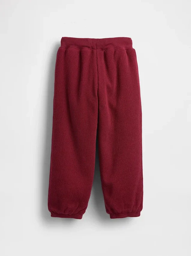 Pantalones deportivos térmicos con forro de sherpa para bebés y niños pequeños