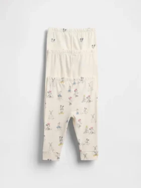 Pantalones elásticos de algodón orgánico GAP × Disney Baby (paquete de 3)
