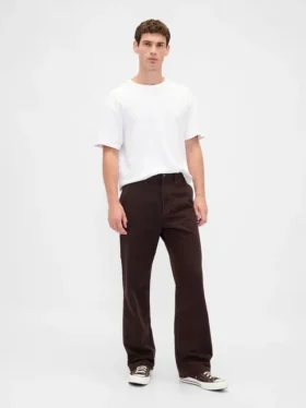 Pantalones holgados de carpintero de lona estilo años 90