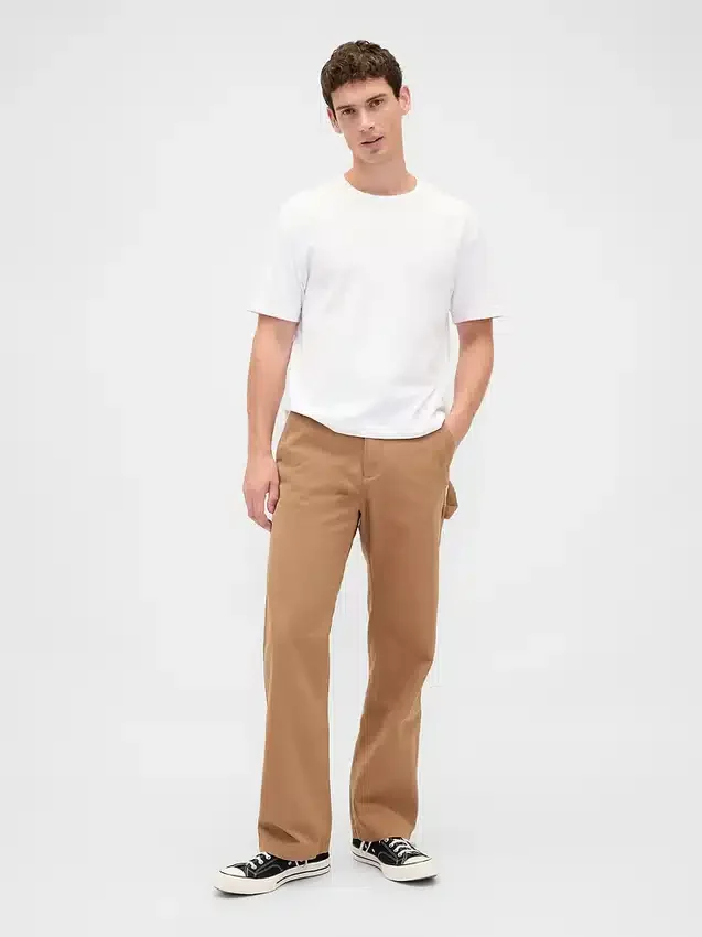 Pantalones holgados de carpintero de lona estilo años 90