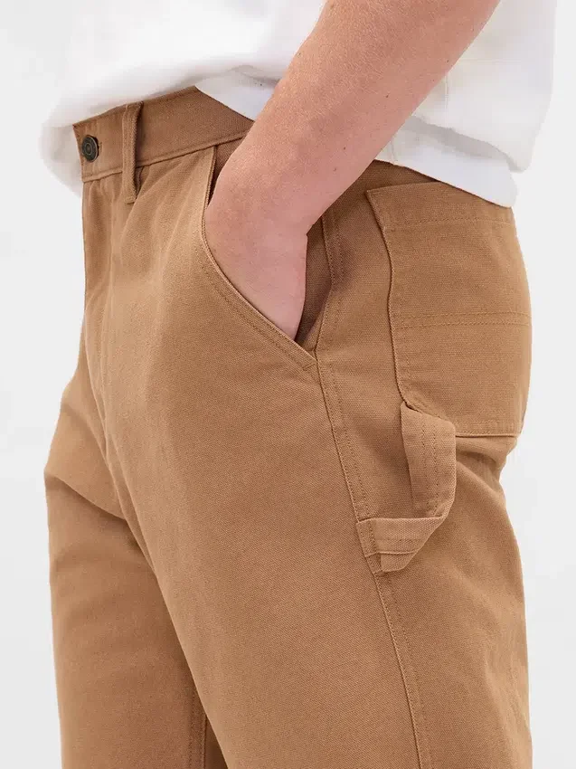 Pantalones holgados de carpintero de lona estilo años 90
