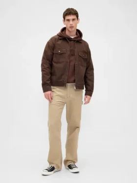 Pantalones holgados de carpintero de pana estilo años 90