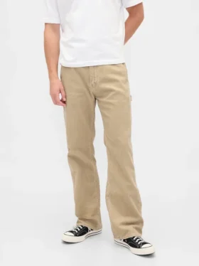Pantalones holgados de carpintero de pana estilo años 90