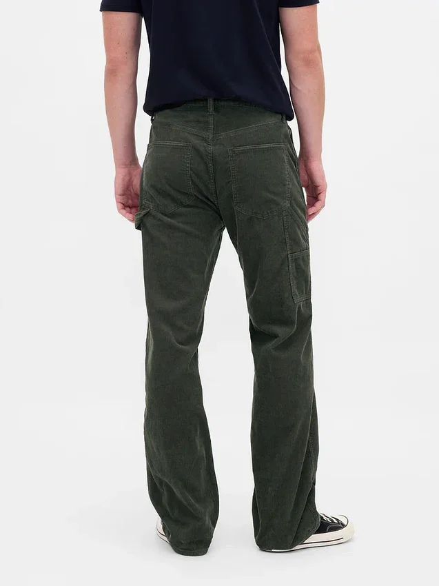 Pantalones holgados de carpintero de pana estilo años 90