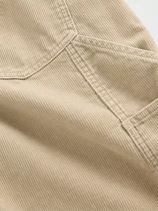 Pantalones holgados de carpintero de pana estilo años 90
