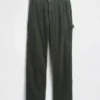 Pantalones holgados de carpintero de pana estilo años 90