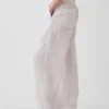 Pantalones holgados de gasa de algodón