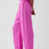 Pantalones holgados de gasa de algodón