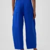 Pantalones holgados de gasa de algodón