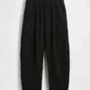 Pantalones holgados de gasa de algodón