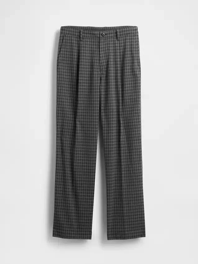 Pantalones holgados de mezcla de lana 365