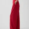 Pantalones holgados de mezcla de lino