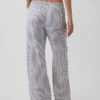 Pantalones holgados de mezcla de lino