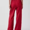 Pantalones holgados de mezcla de lino