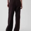 Pantalones holgados de mezcla de lino