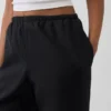 Pantalones holgados de mezcla de lino