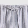 Pantalones holgados de mezcla de lino