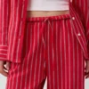 Pantalones holgados de mezcla de lino