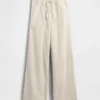 Pantalones holgados de pana de talle medio