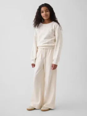 Pantalones holgados de pierna ancha para niños