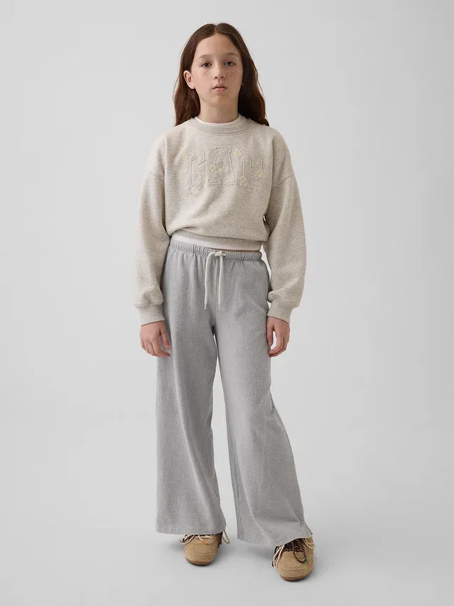 Pantalones holgados de pierna ancha para niños