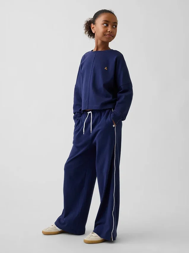 Pantalones holgados de pierna ancha para niños