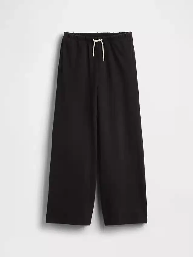 Pantalones holgados de pierna ancha para niños