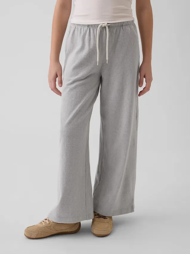 Pantalones holgados de pierna ancha para niños