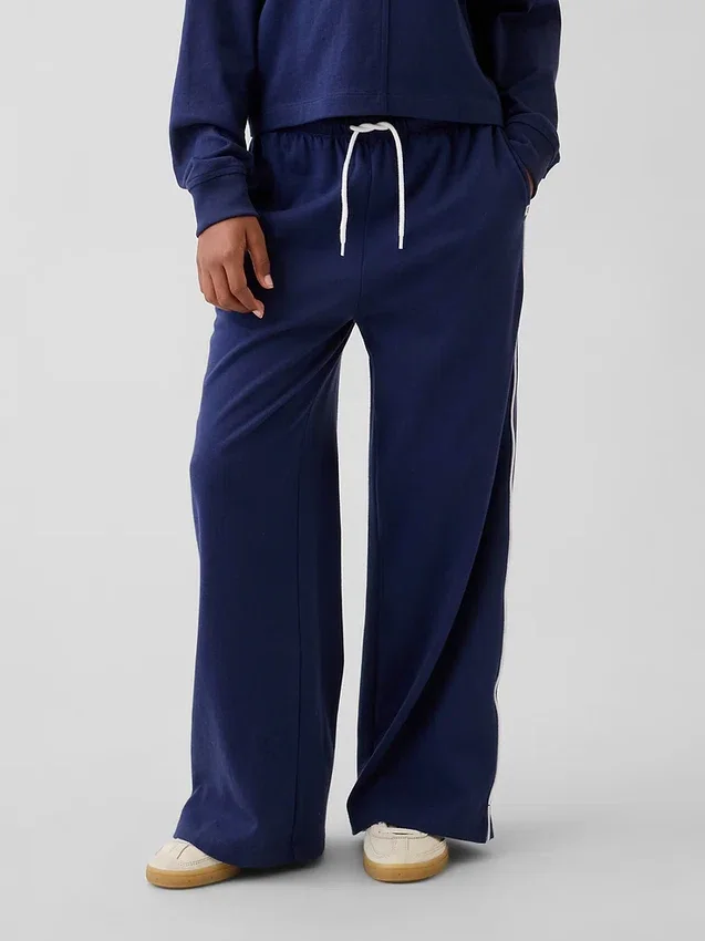 Pantalones holgados de pierna ancha para niños