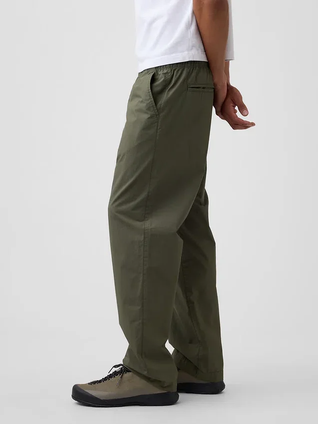 Pantalones holgados de popelín estilo años 90