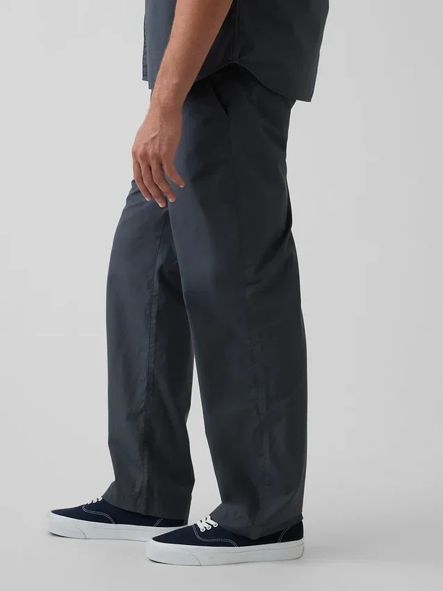 Pantalones holgados de popelín estilo años 90