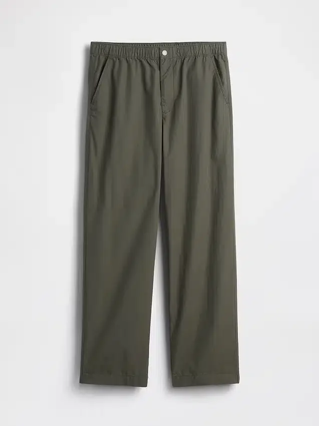 Pantalones holgados de popelín estilo años 90