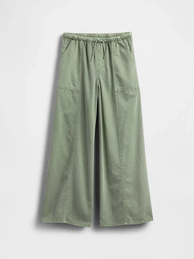 Pantalones holgados de sarga para niños