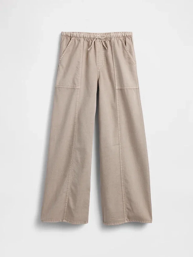 Pantalones holgados de sarga para niños