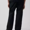 Pantalones holgados y ajustados de lino y algodón