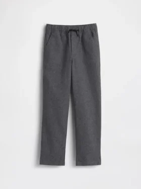 Pantalones holgados y cómodos de lino y algodón para niños