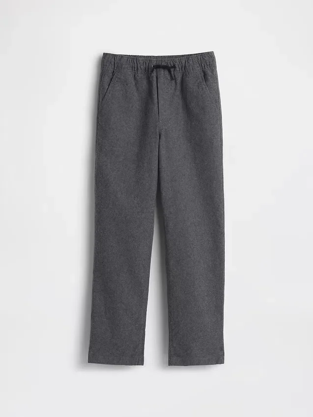Pantalones holgados y cómodos de lino y algodón para niños