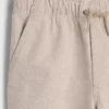 Pantalones holgados y cómodos de lino y algodón para niños