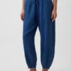 Pantalones joggers de mezclilla de gasa de algodón con corte Easy Barrel
