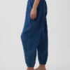 Pantalones joggers de mezclilla de gasa de algodón con corte Easy Barrel