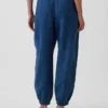 Pantalones joggers de mezclilla de gasa de algodón con corte Easy Barrel