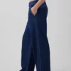 Pantalones plisados de mezclilla de talle bajo 365