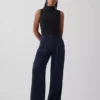 Pantalones plisados de talle alto Curvy 365