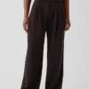 Pantalones plisados de talle alto Curvy 365