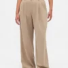 Pantalones plisados de talle alto Curvy 365