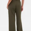 Pantalones plisados de talle alto Curvy 365