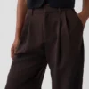 Pantalones plisados de talle alto Curvy 365